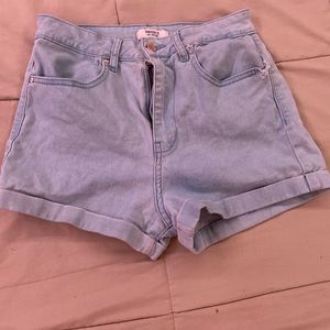 Women’s High Waist Jean Shorts